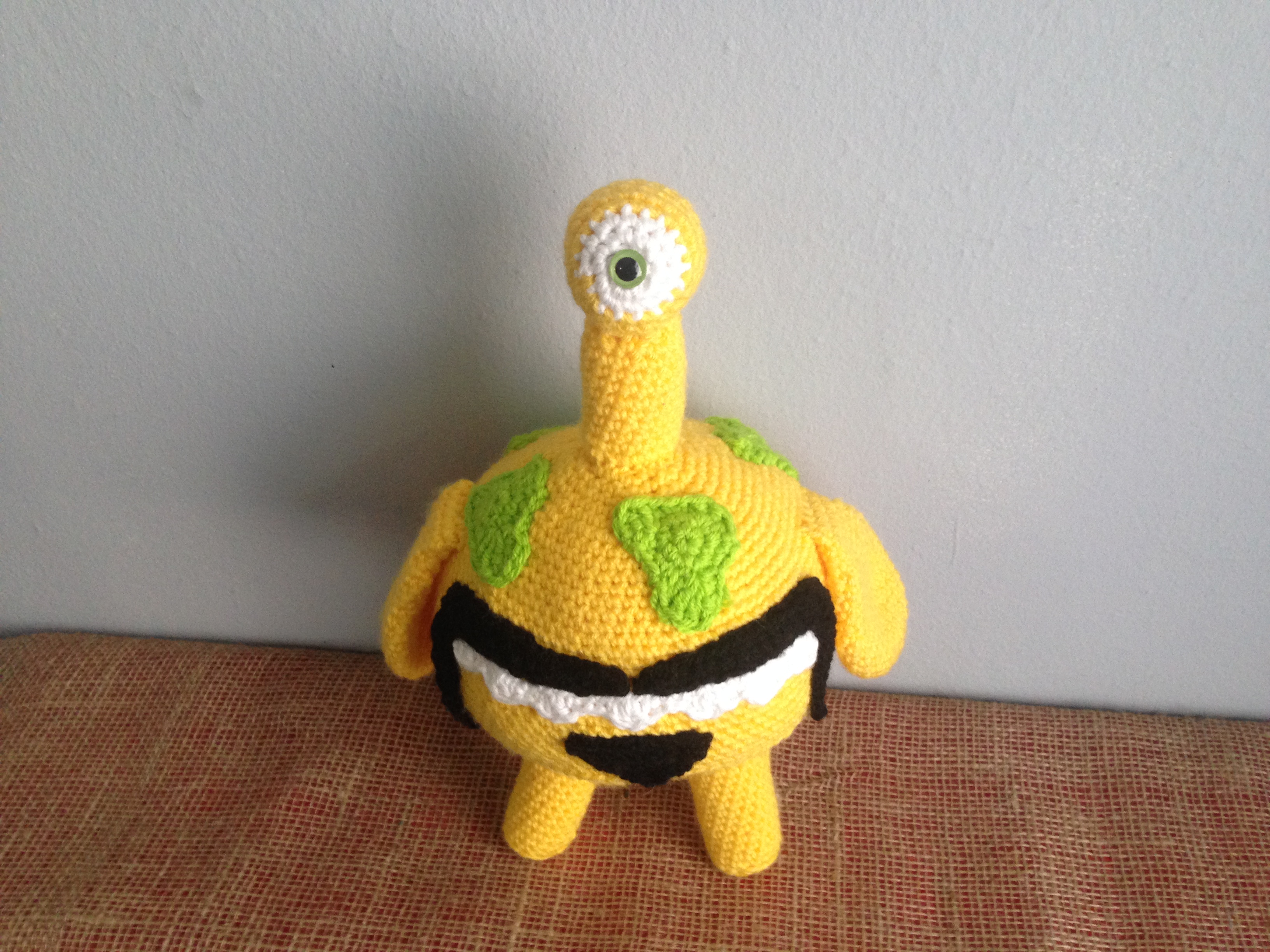 Crocheted monster