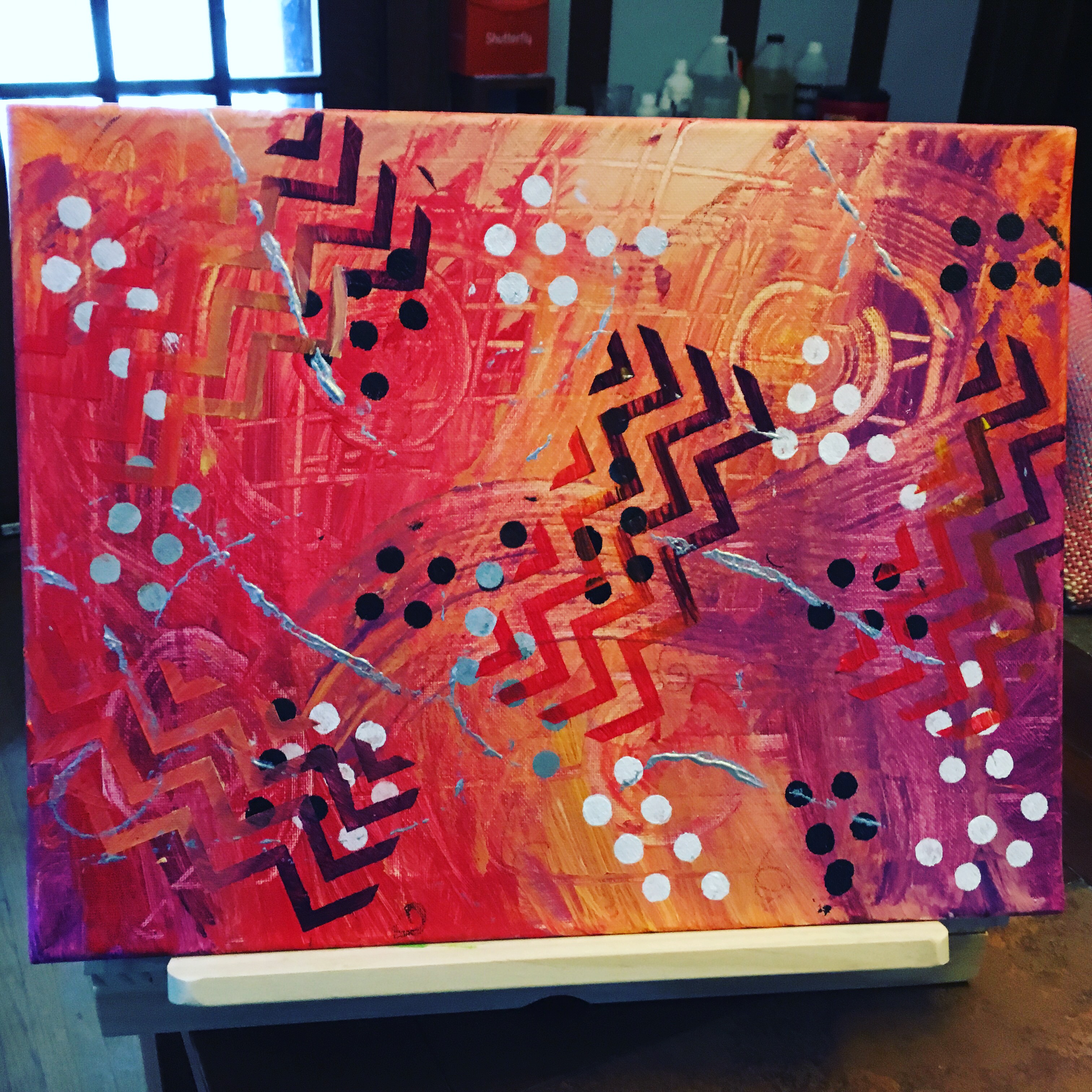 Acrylic texture study