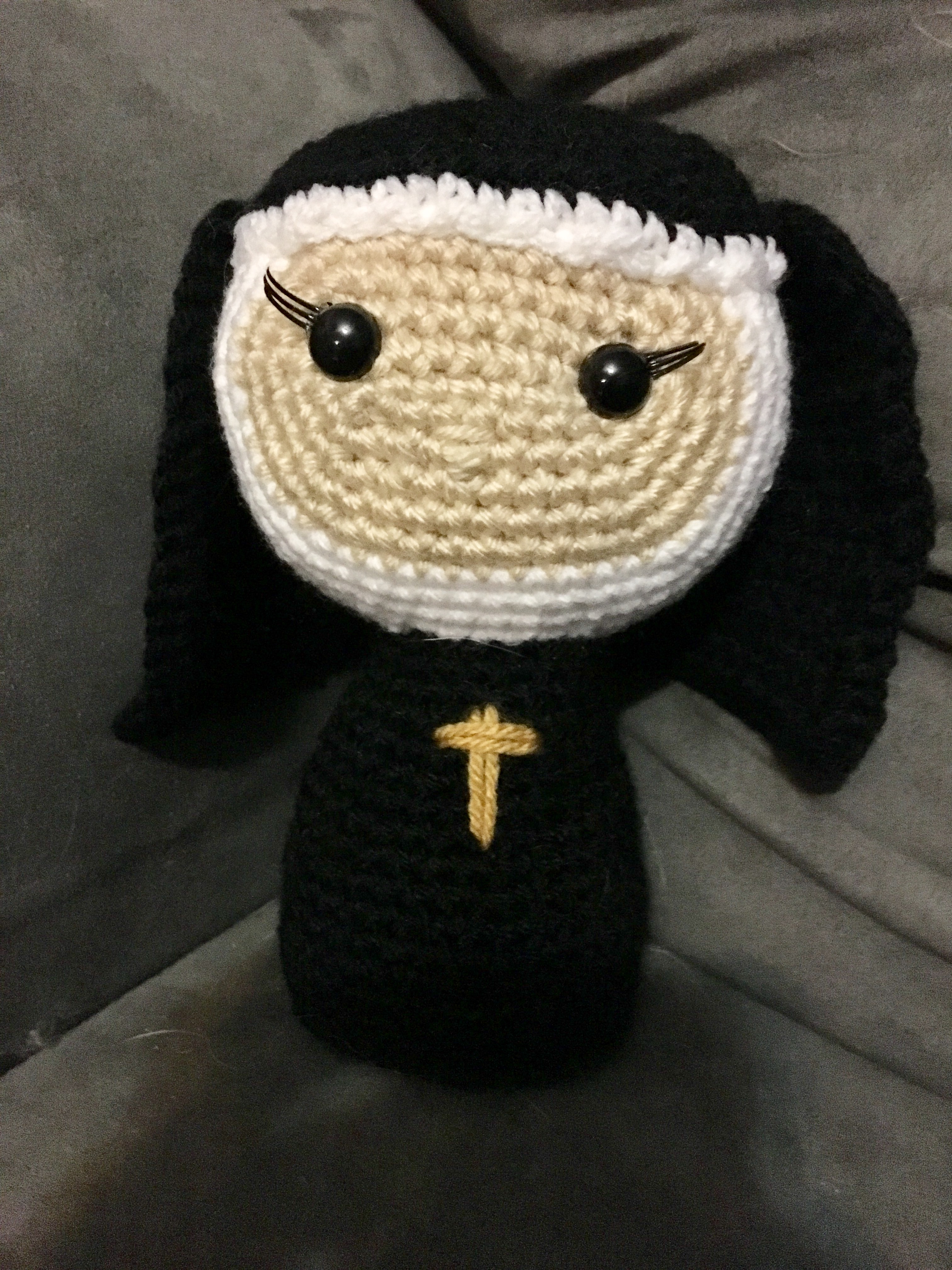 Crocheted Nun pattern