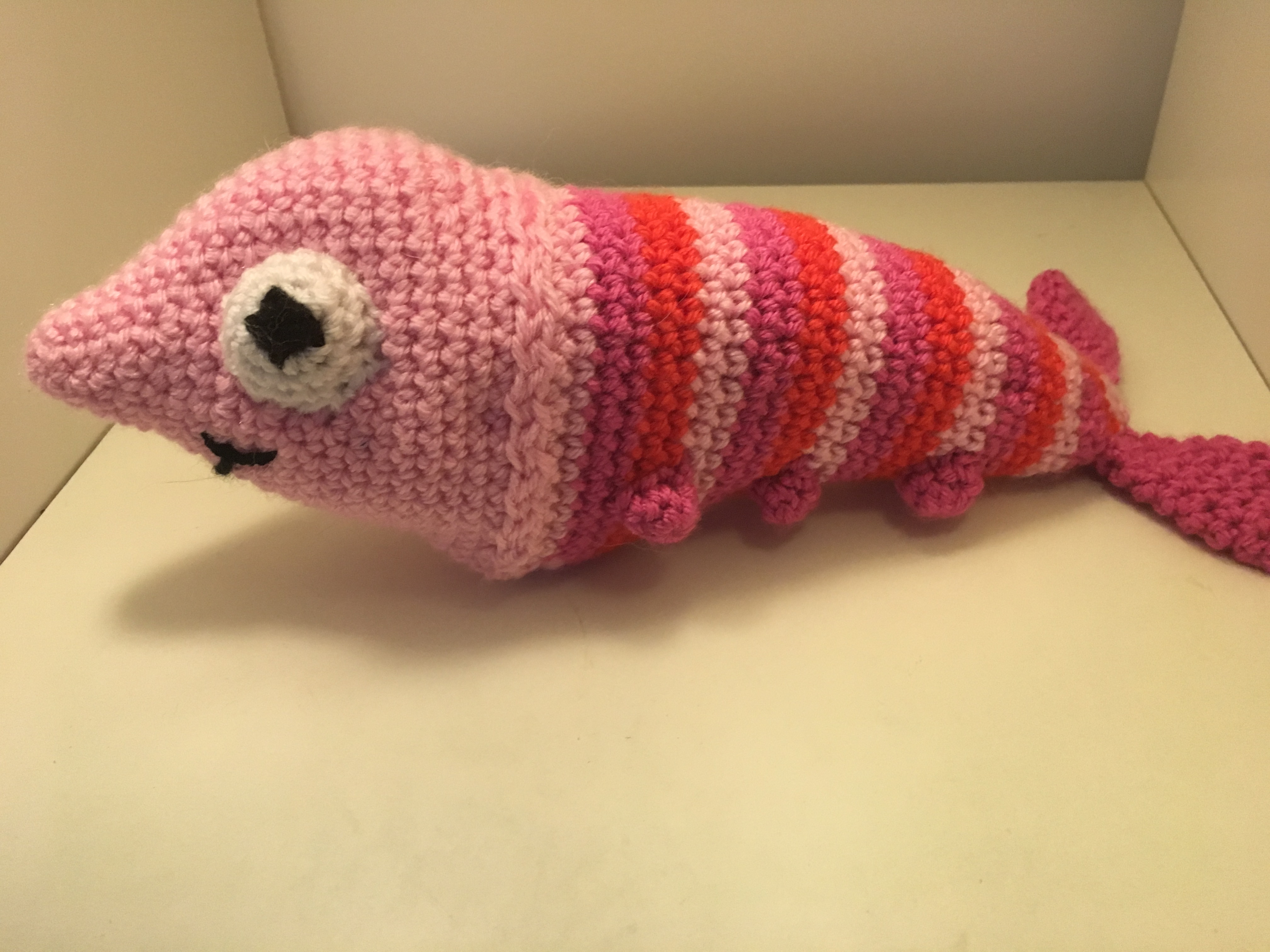 Drunken Aunt Wendy Crochet Shrimp Pattern
